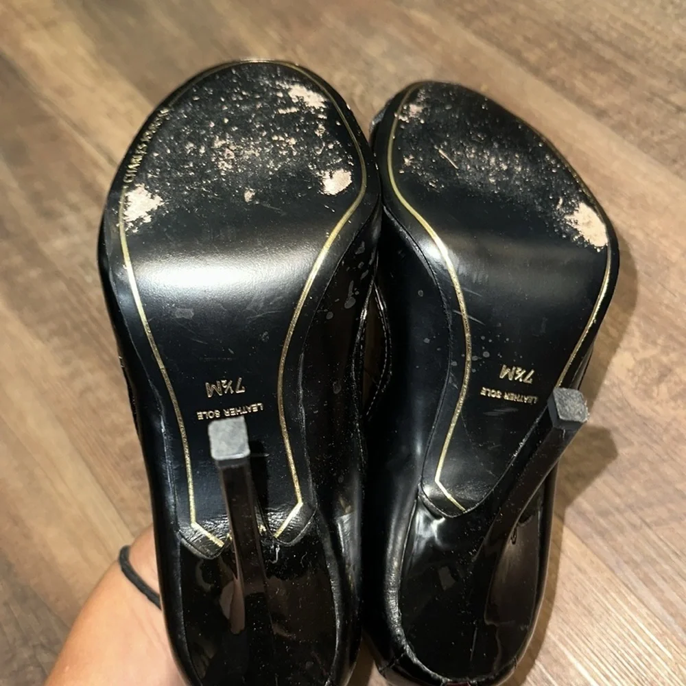 🌷VINTAGE CHARLES JOURDAN HEELS PEEP TOE AND‎ PEEP HEELS IN SIZE 7.5